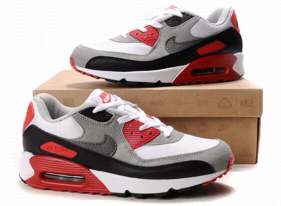 Nike Air Max Shoes Womens White/Black/Gray/Red Online